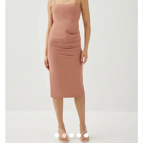 pauline linen midi dress Pauline Alice Ibi Dress – The Fold Line